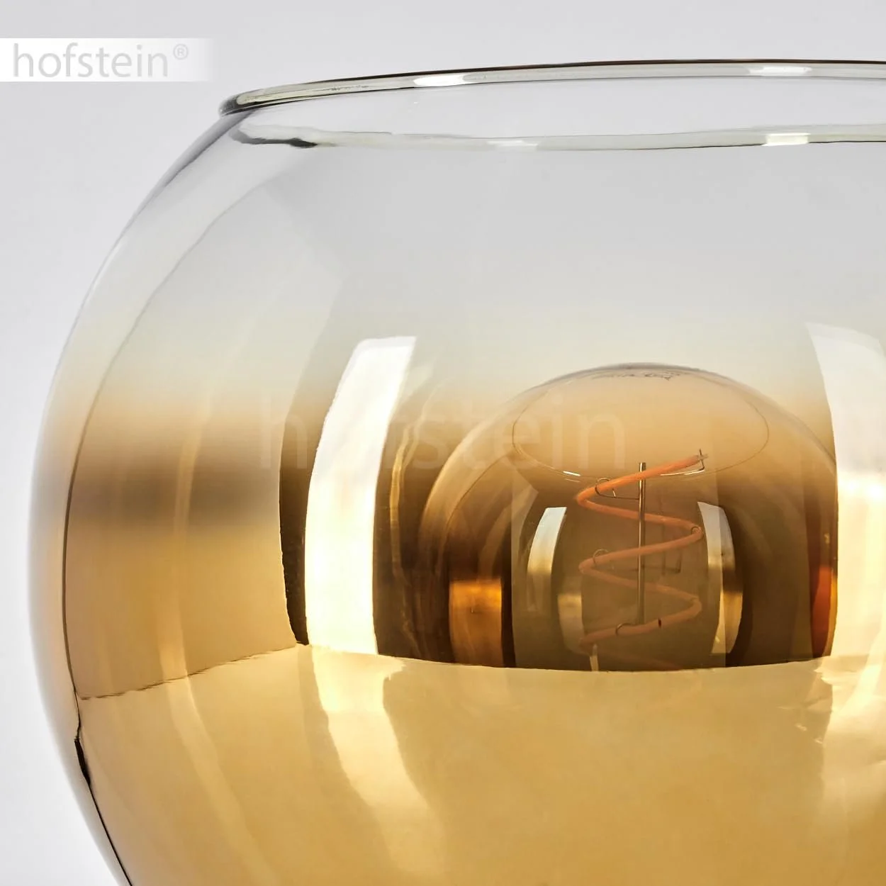 Настільна лампа Koyoto Метал/Скло 25 см E27 Чорний/Золотий/Прозорий, фото №4