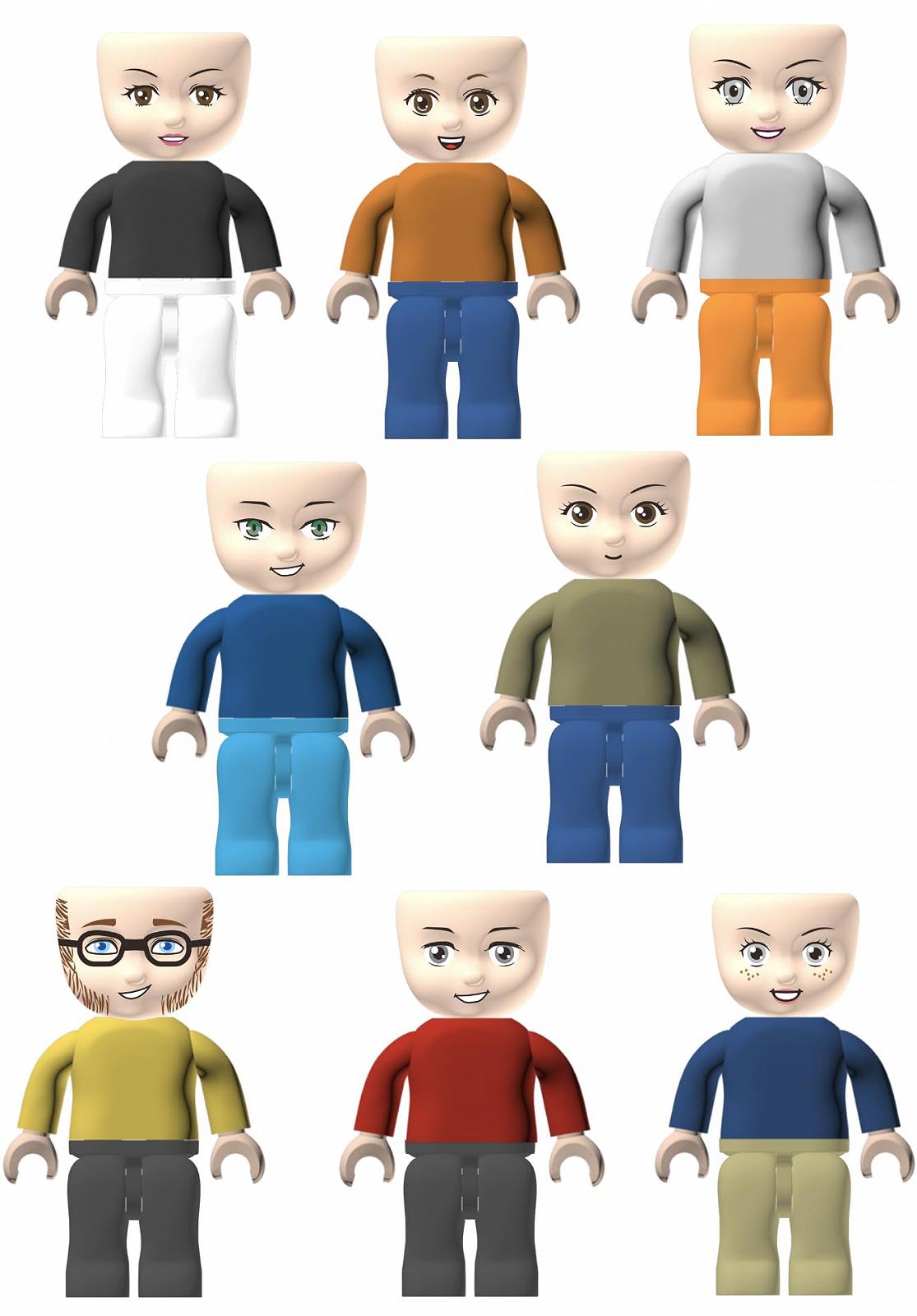 Фігурки будівельні KIDDICRAFT Mix It! KC1405, фото №4