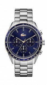 Чоловічий аналоговий годинник Lacoste 2011081, синій, Хронограф - Фото 1