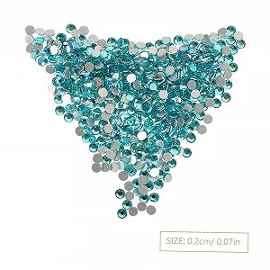 Стразы для ногтей COHEALI 2 набора Хрустальное стекло для рукоделия, стеклянные стразы для ногтей, плоские украшения, наборы бриллиантов для маникюра, плоские бриллианты synthetic.ua - Фото 1