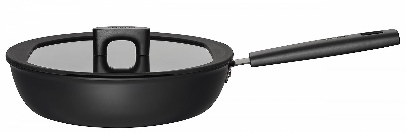 Сковорідка Fiskars Hard Face 1052232 Діаметр 28 см, 3.5 Л, Алюміній/Пластик Полімерне покриття Чорний, фото №1 Сковорідка Fiskars Hard Face 1052232 Діаметр 28 см, 3.5 Л, Алюміній/Пластик Полімерне покриття Чорний, фото №1