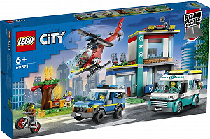 Детский конструктор LEGO Центр управления спасательным транспортом (60371) - Фото 1