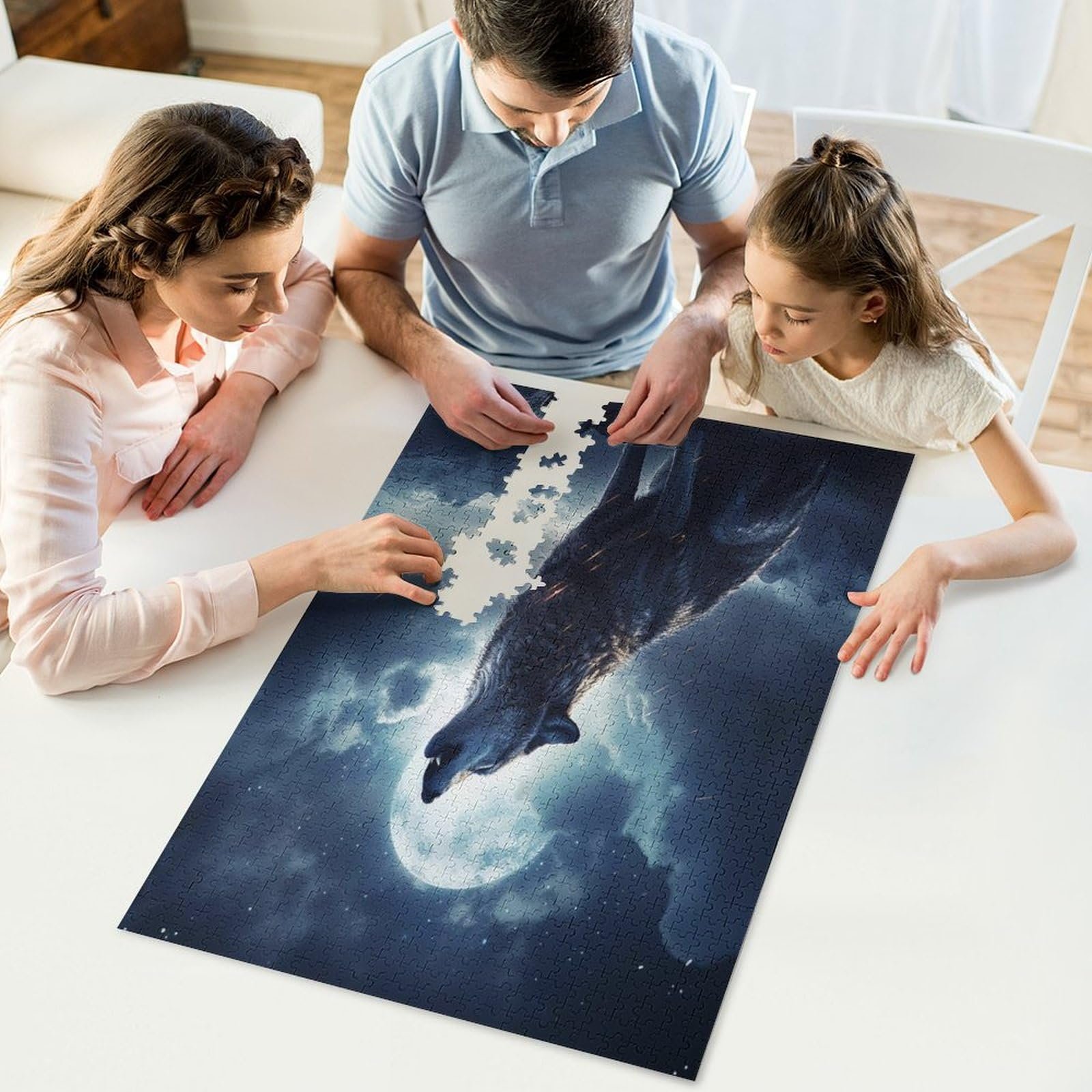 Пазл Волк 1000 деталей 78 x 53 cm для мальчиков и девочек, фото №6