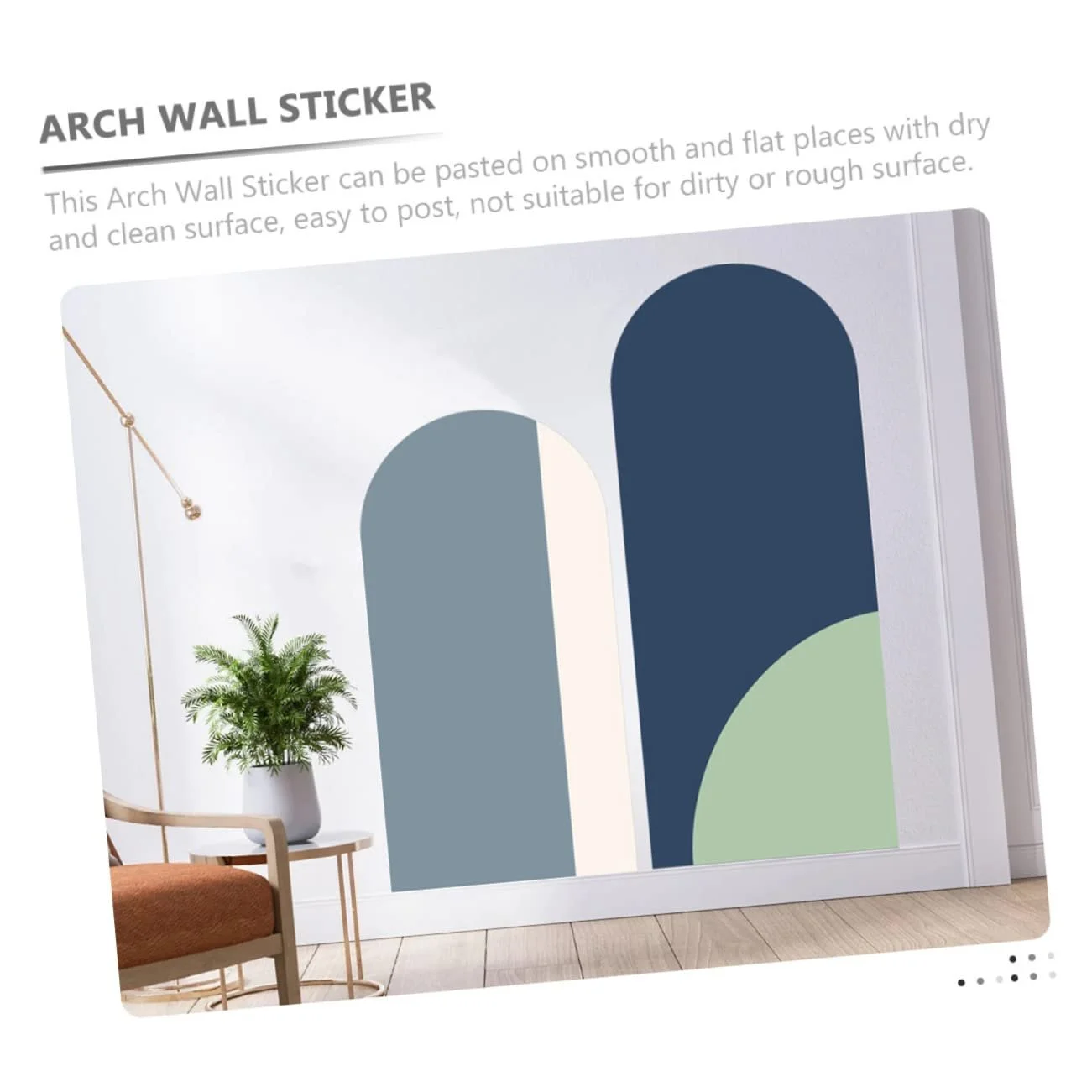 Набір наклейок для стін Arch Geometric 2 шт., фото №8
