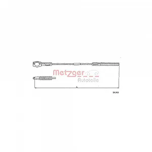 Трос зчеплення METZGER 10.302 для VW - Фото 1