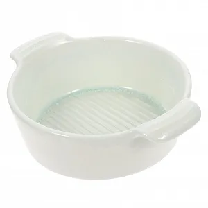 Форма для запекания iplusmile круглая керамическая с двумя ручками термостойкая - Фото 1