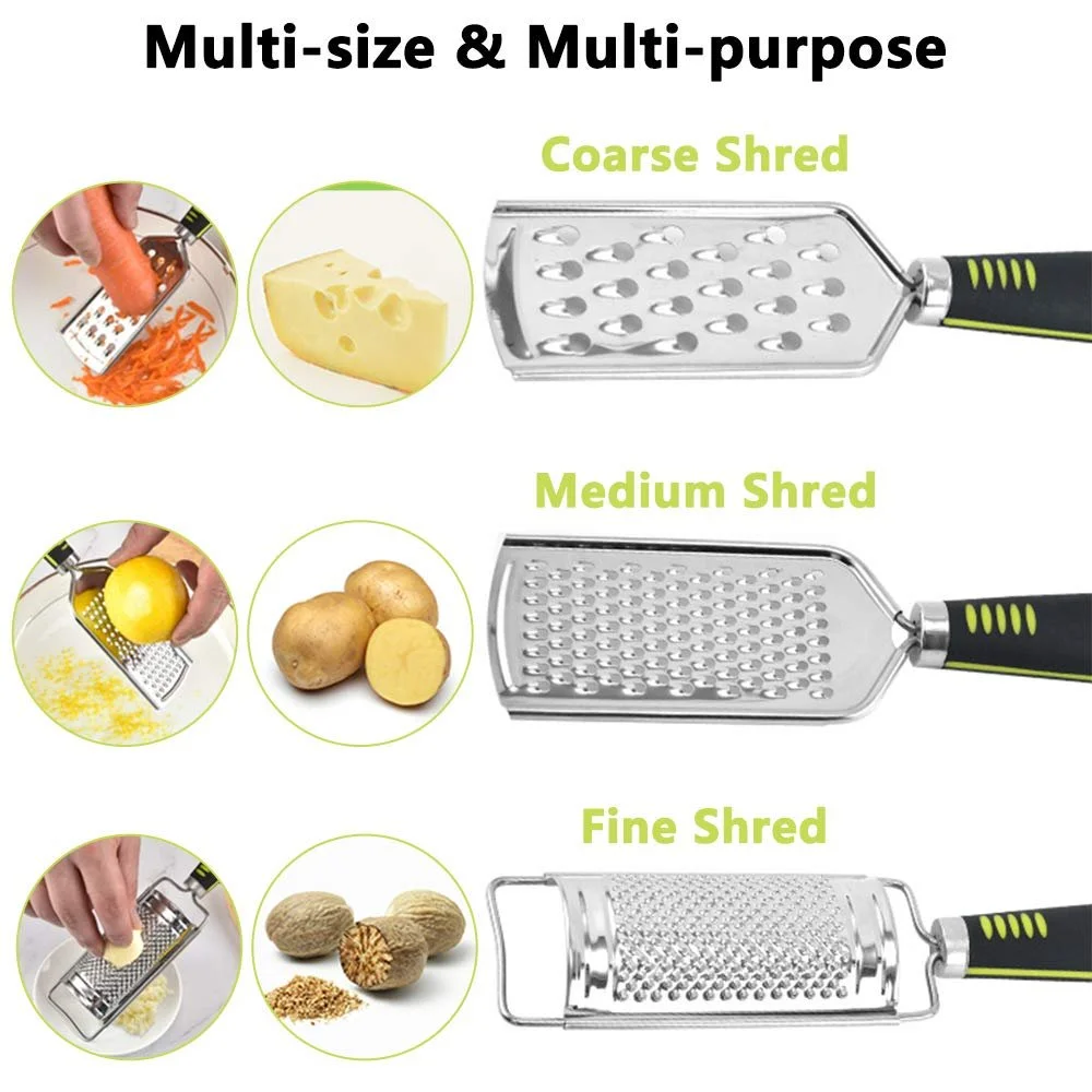 Ручная терка Small Brand Нержавеющая сталь Набор из 4 штук, фото №2