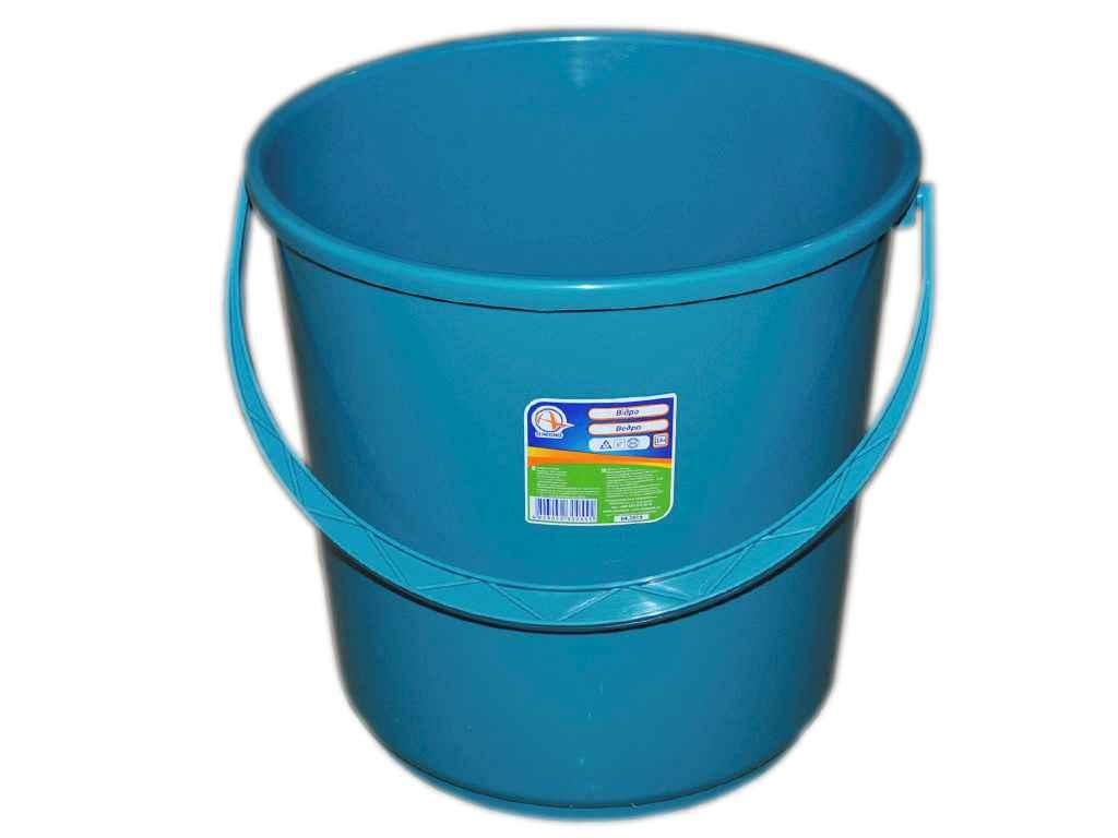Відро пл харч 14л 122014 блакитне ТМ АЛЕАНА, фото №1