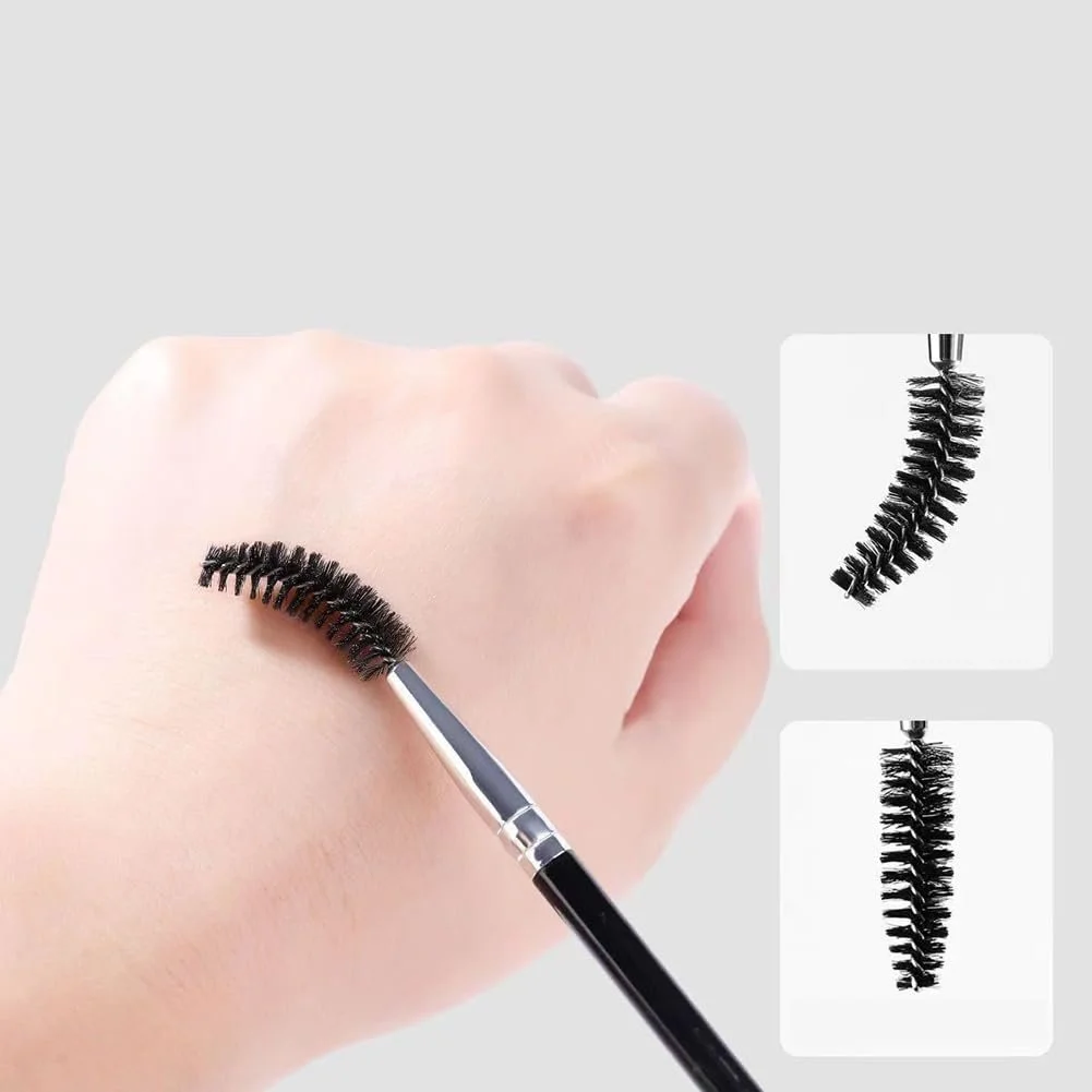 Щетка для бровей и ресниц FSSTUD Двойная головка 10 шт., фото №5