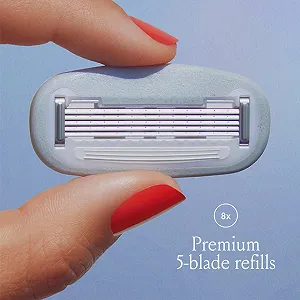 Сменные кассеты для бритья Billie Ladies Razor 5 лезвий 8 шт. synthetic.ua - Фото 1