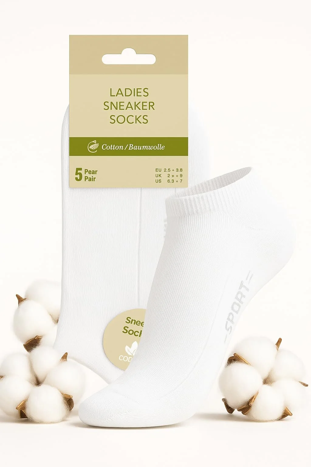 Шкарпетки спортивні Cotton Prime Trainer (10 пар) Жіночі, фото №3