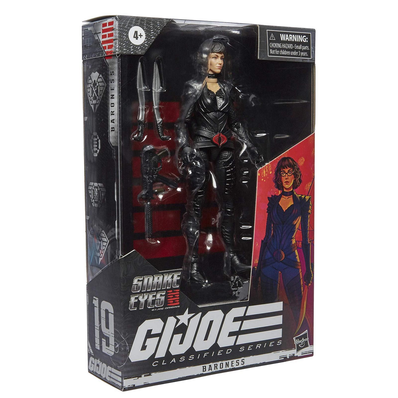 Фігурка G.I. Joe Classified Series Snake Eyes Origins Baroness Колекційна 15 см, спеціальна упаковка, Multi, фото №3
