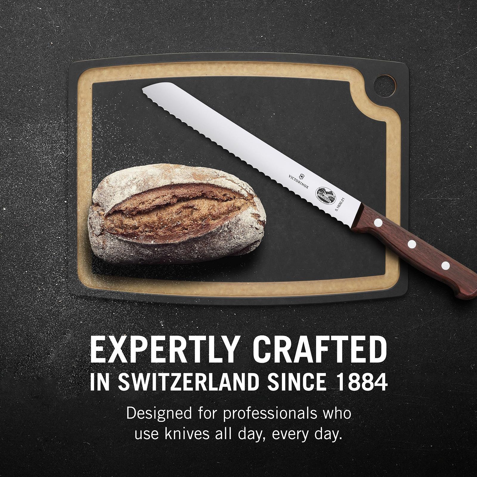 Набор кухонных ножей Victorinox Rosewood 2 предм. Нержавеющая сталь, Коричневый, фото №7