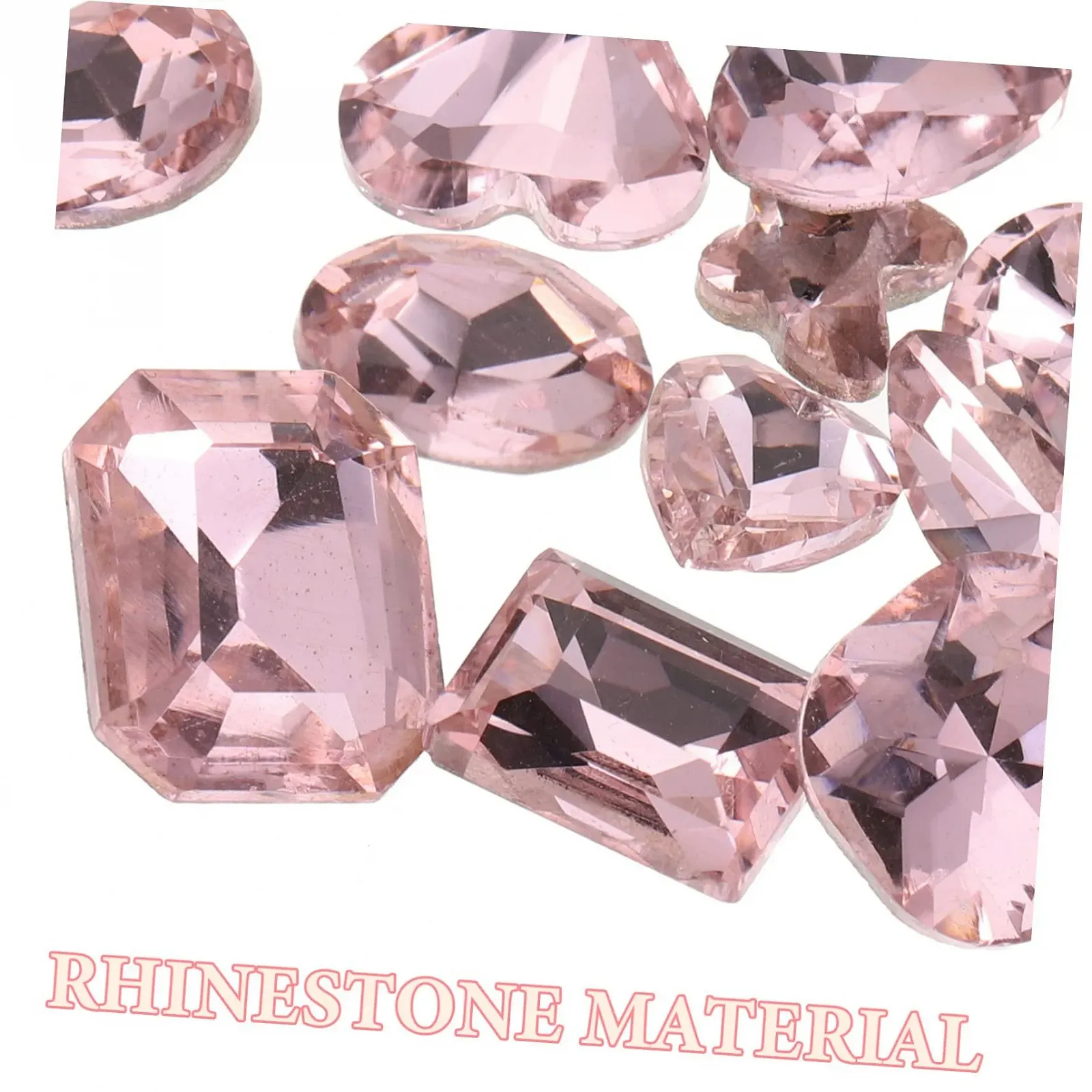 Стразы для ногтей FRCOLOR, нерегулярные формы, шампань и AB цвет, фото №6