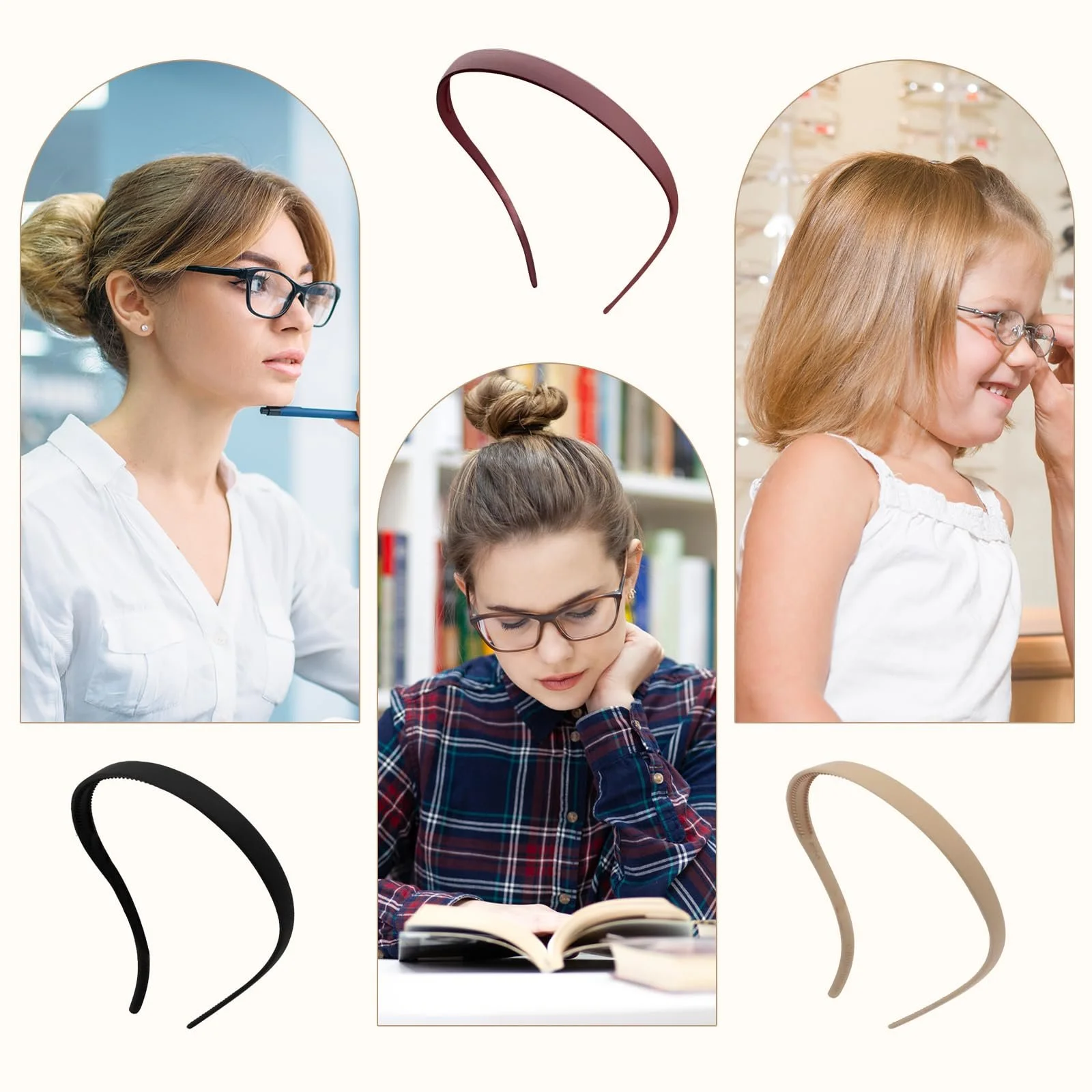 Набор из 3 обручей на голову, фото №8 Набор из 3 обручей на голову, фото №8