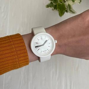 Женские силиконовые часы-конструктор actimer белый ремешок циферблат Black time synthetic.ua - Фото 1