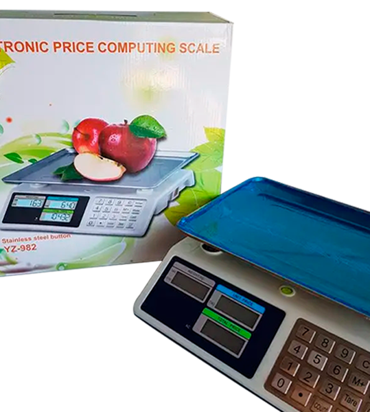 Ваги торговельні електронні з рахунком ціни ACS KitchenTech KT218 50кг 6В металу, фото №4