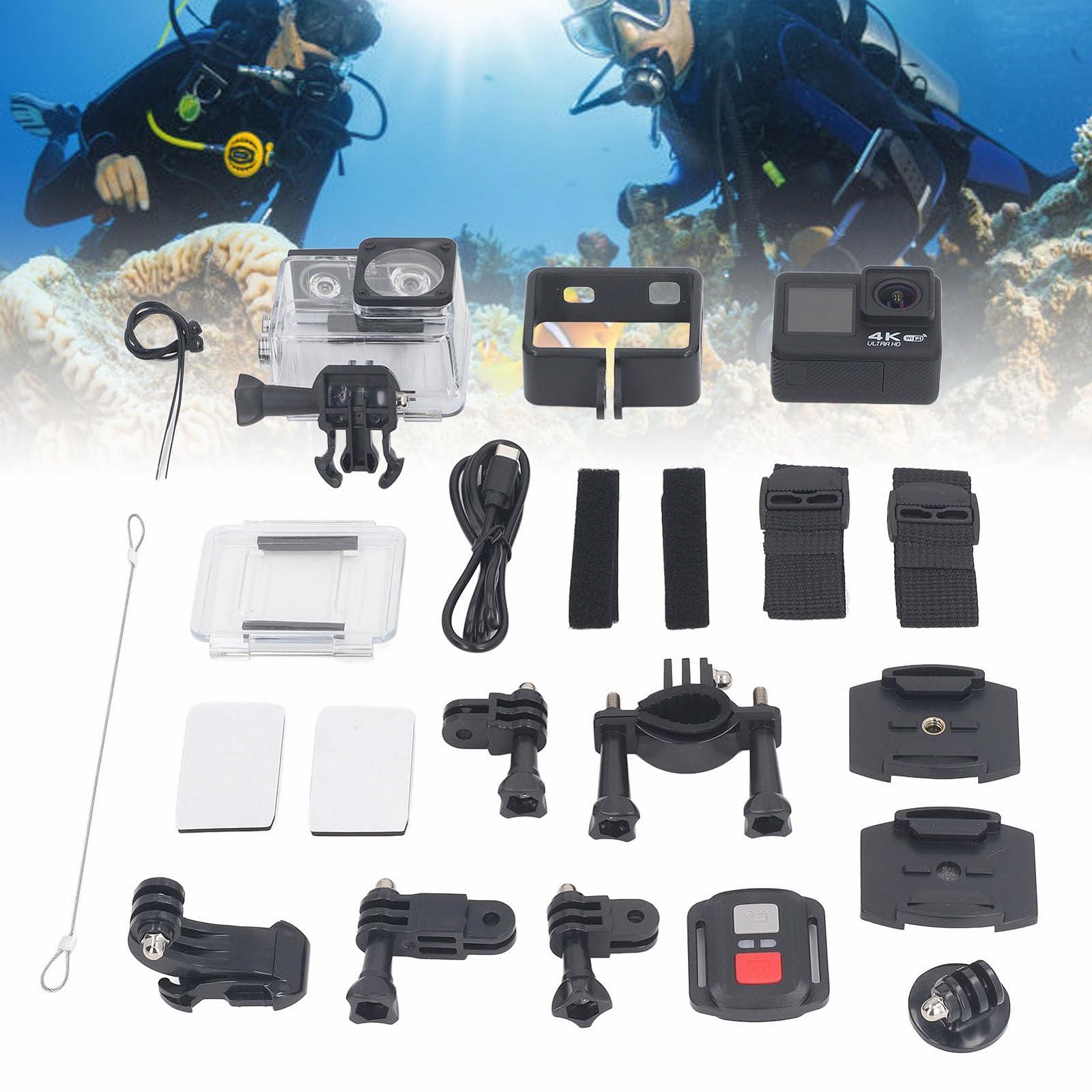 Камера VBESTLIFE 4K 20MP WiFi 24M Водонепроницаемая Подводная Камера с Двойным Экраном, Пультом Дистанционного Управления, фото №7 Камера VBESTLIFE 4K 20MP WiFi 24M Водонепроницаемая Подводная Камера с Двойным Экраном, Пультом Дистанционного Управления, фото №7