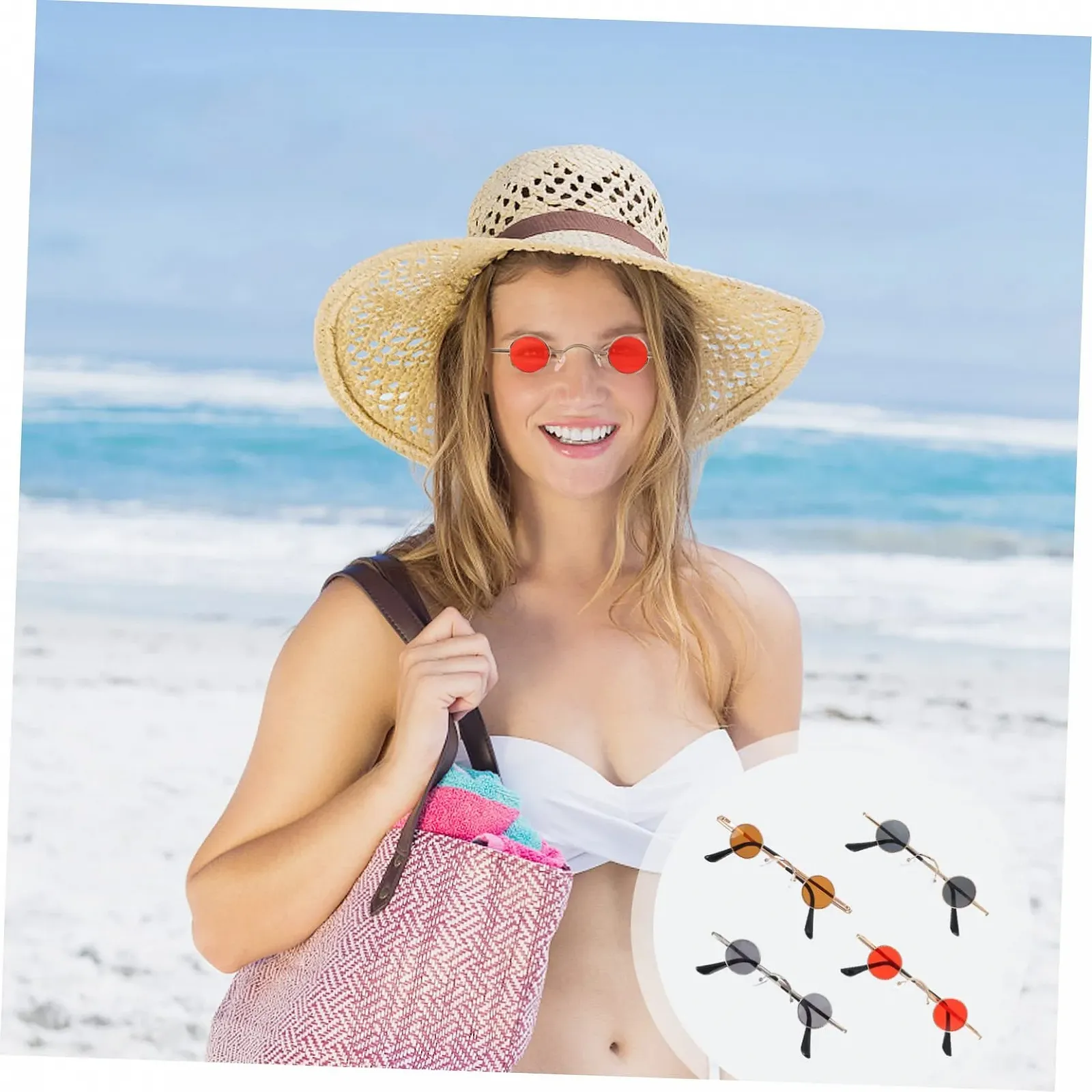 Набор солнцезащитных очков Steampunk E Punk 3 шт. Различные цвета, фото №2