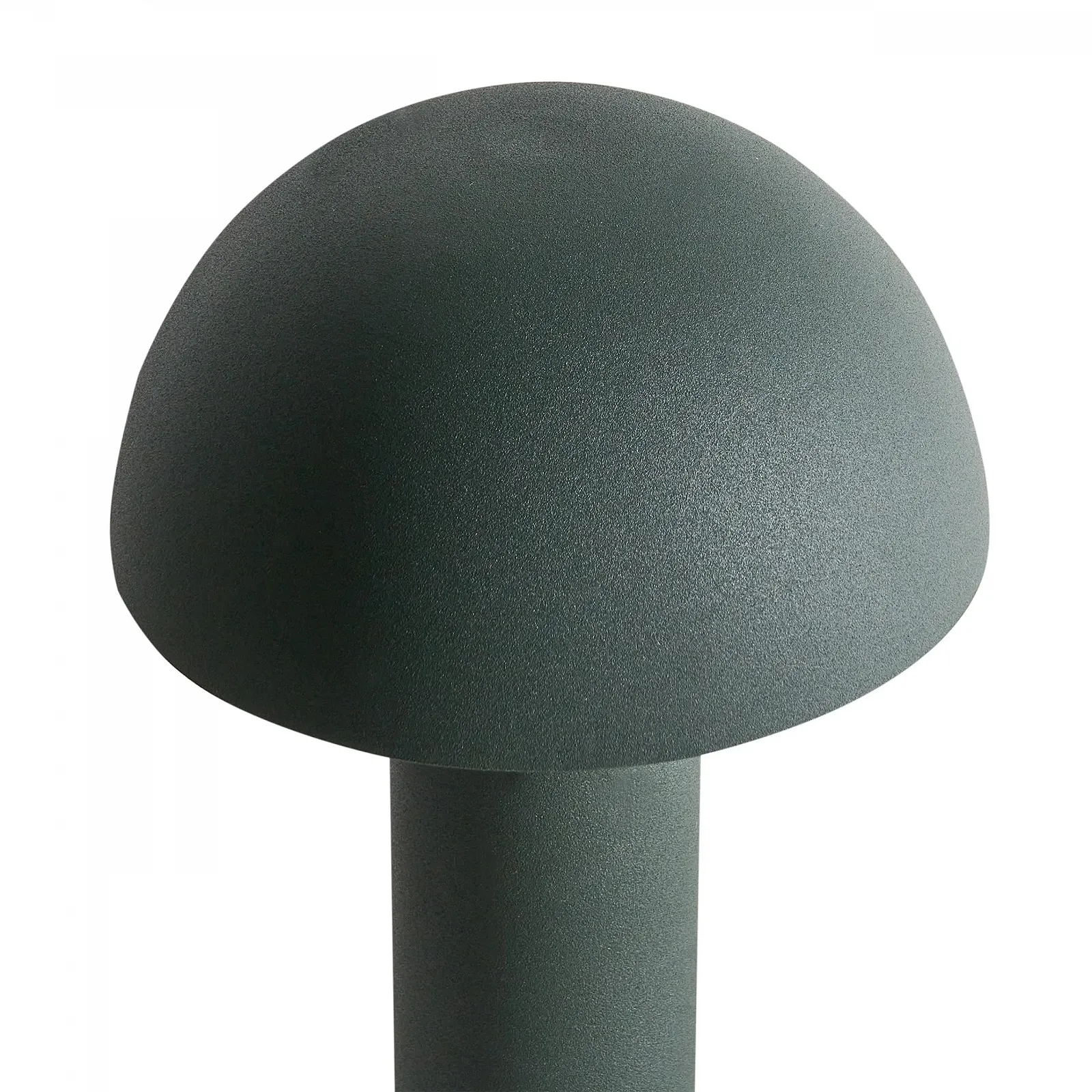 Настільна лампа Beliani LED Металева димована акумуляторна бездротова форма гриба темно-зелена, фото №4