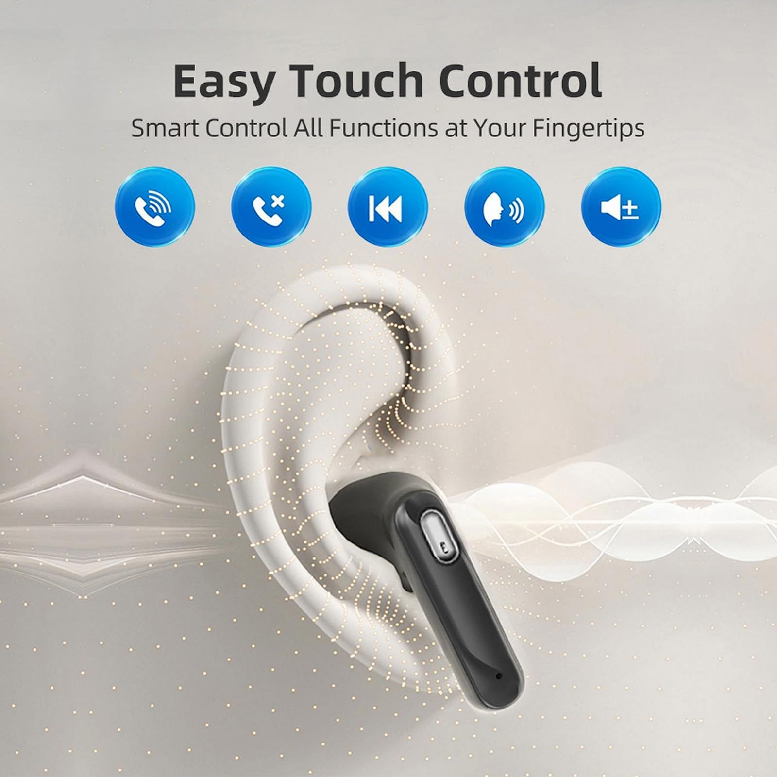 Навушники-перекладач Bluetooth 5.4 Чорний, фото №7