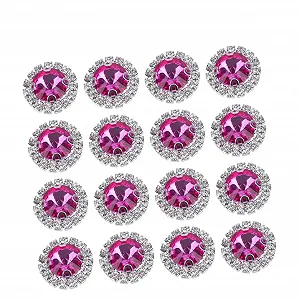 Стрази STOBOK, 60 шт., плоскі, для прикрас, весілля, декоративна стрічка, ґудзики, різнокольорові synthetic.ua - Фото 1