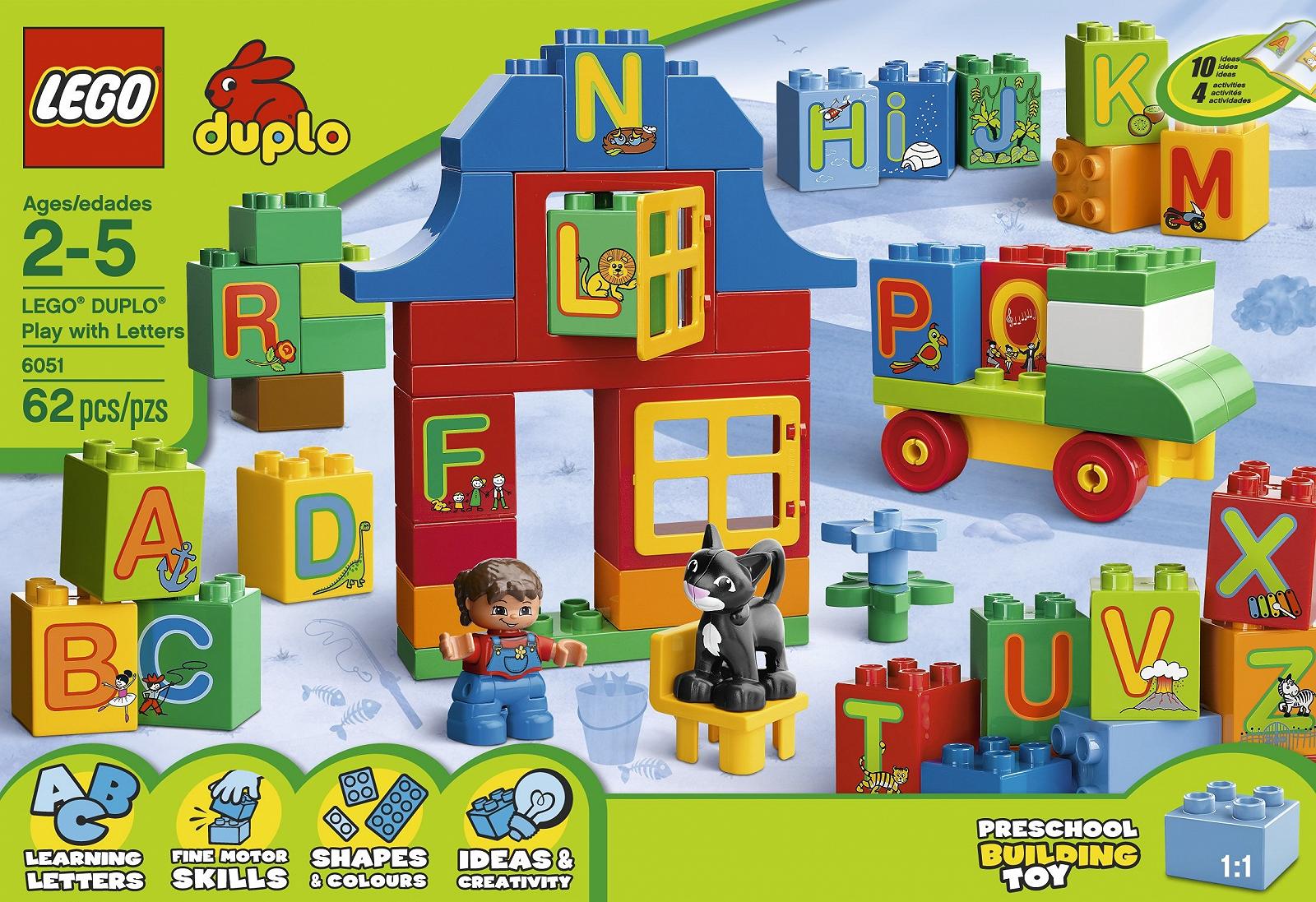 Набір для конструкцій LEGO DUPLO Play with Letters 62 шт багатоколірний, фото №2