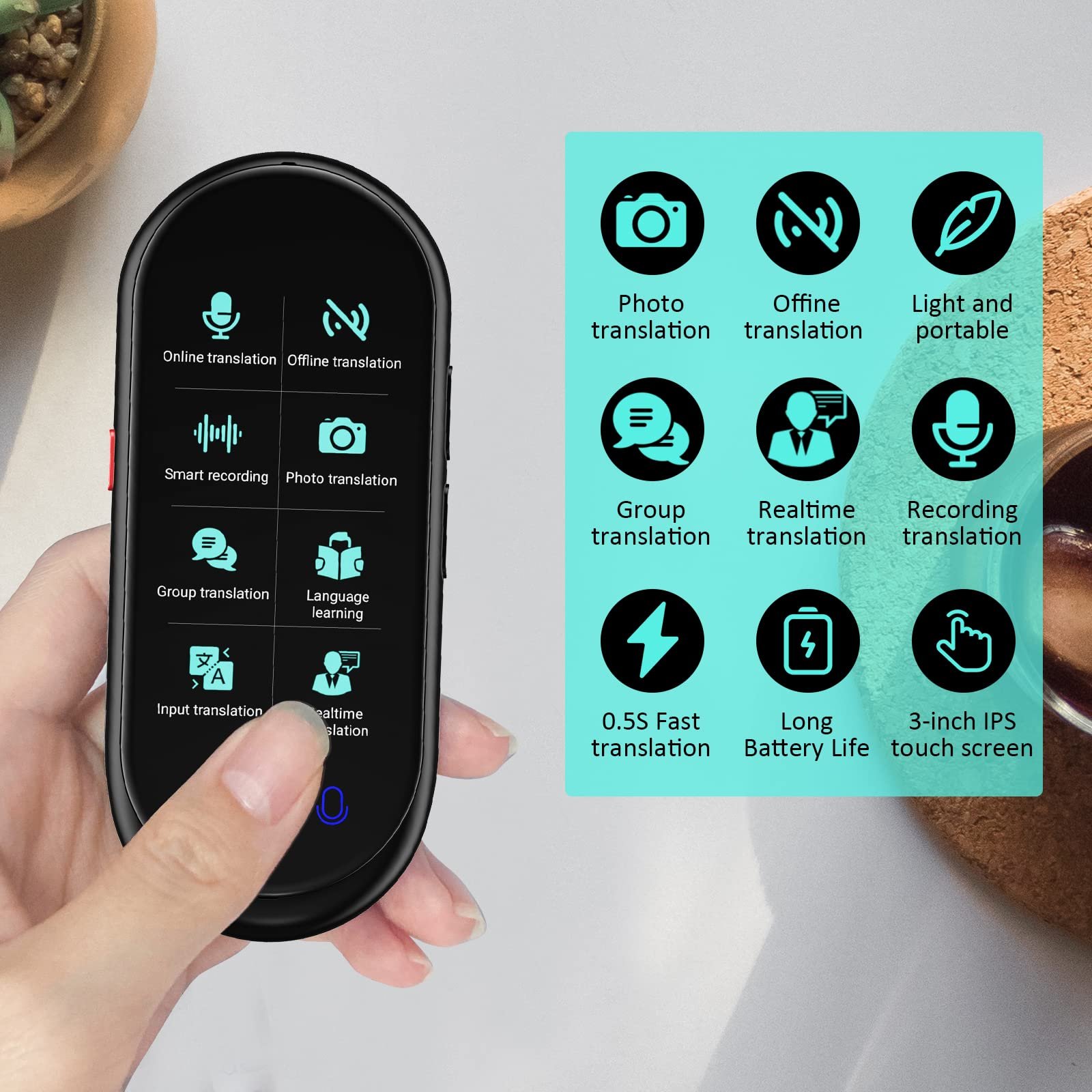 Пристрій для перекладу голосу Z8, пристрій для перекладу з голосовим виводом, фото №2 Пристрій для перекладу голосу Z8, пристрій для перекладу з голосовим виводом, фото №2
