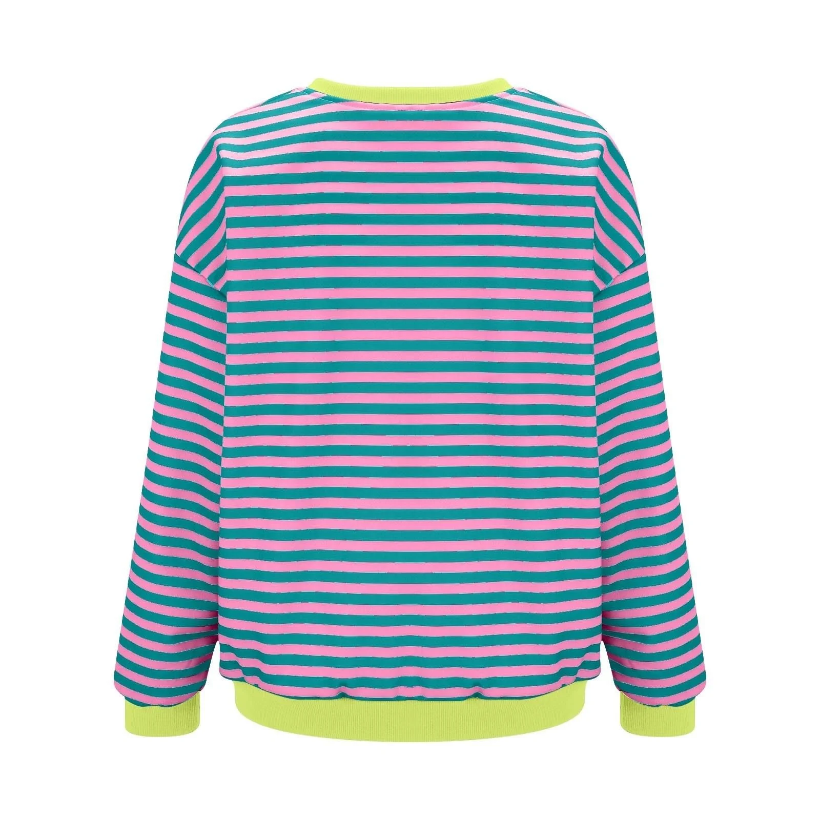 Полосатый Свитер Женский Повседневный, фото №2