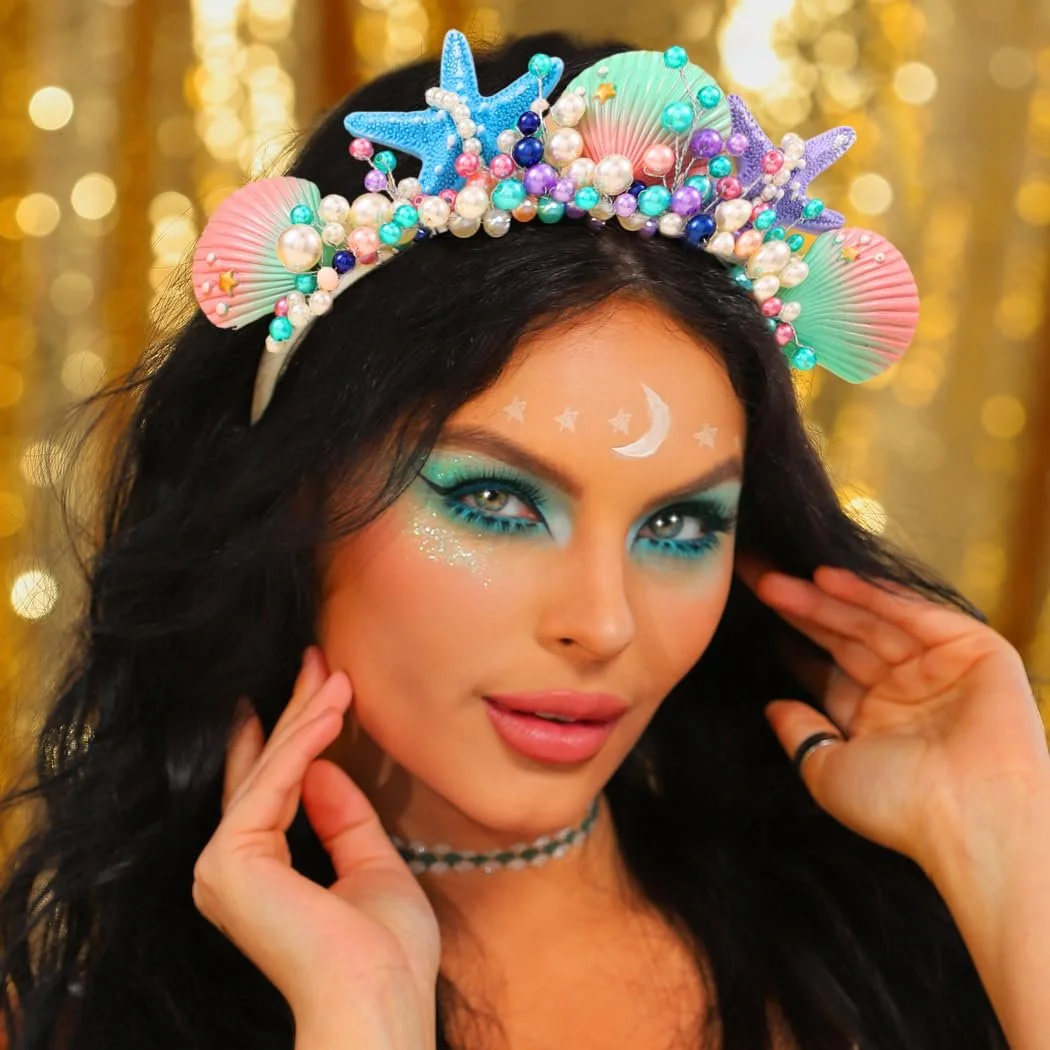 Обруч для волосся з морською зіркою, фото №7