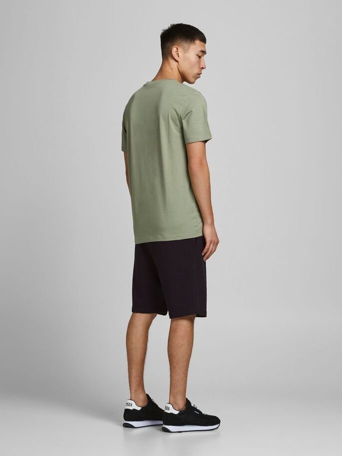 Шорти JJI SHARK JJSWEAT SHORTS AT STS 12182595  Jack&Jones Чорний M, фото №2
