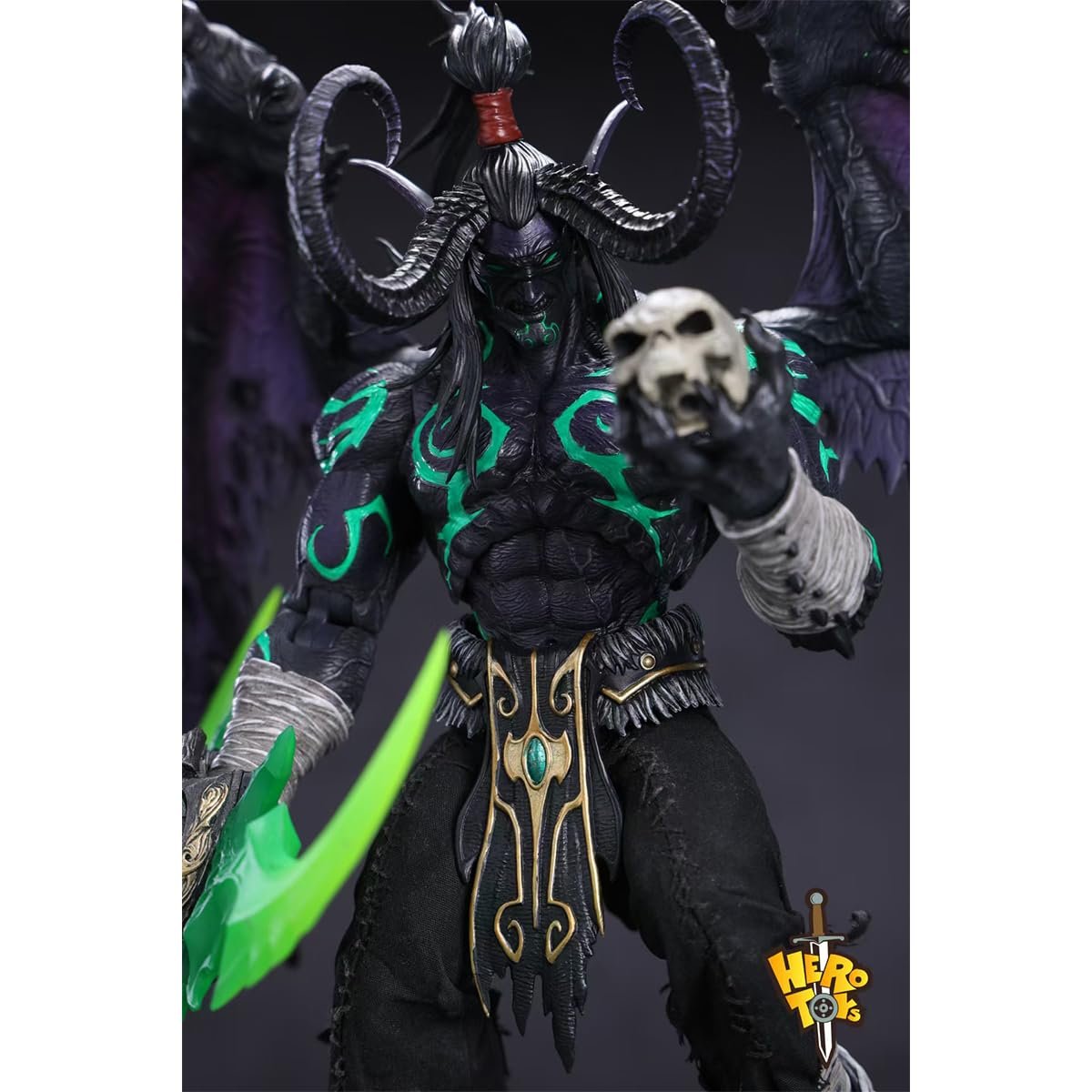 Фигурка HiPlay Demon Hunter Eudian Limited Black Demonic Edition, 24 см, фото №6