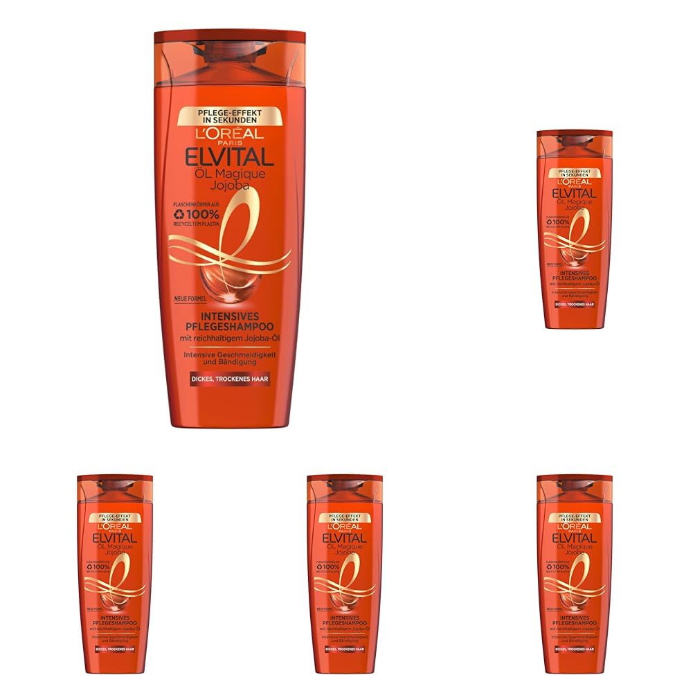 Шампунь L'Oréal Paris Elvital Oil Magique Jojoba 300 мл (упаковка 5 шт), фото №1 Шампунь L'Oréal Paris Elvital Oil Magique Jojoba 300 мл (упаковка 5 шт), фото №1