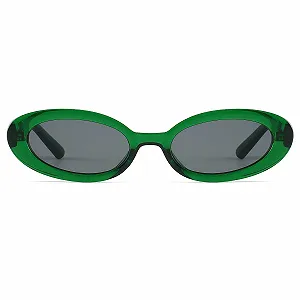 Овальные Солнцезащитные очки Ретро LJCZKA, 90-ые, Маленькие, Винтажные с защитой от ультрафиолета. synthetic.ua - Фото 1