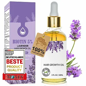 Олія для волосся Лаванда, 60 мл, Олія для росту волосся, Догляд за шкірою голови - Фото 1