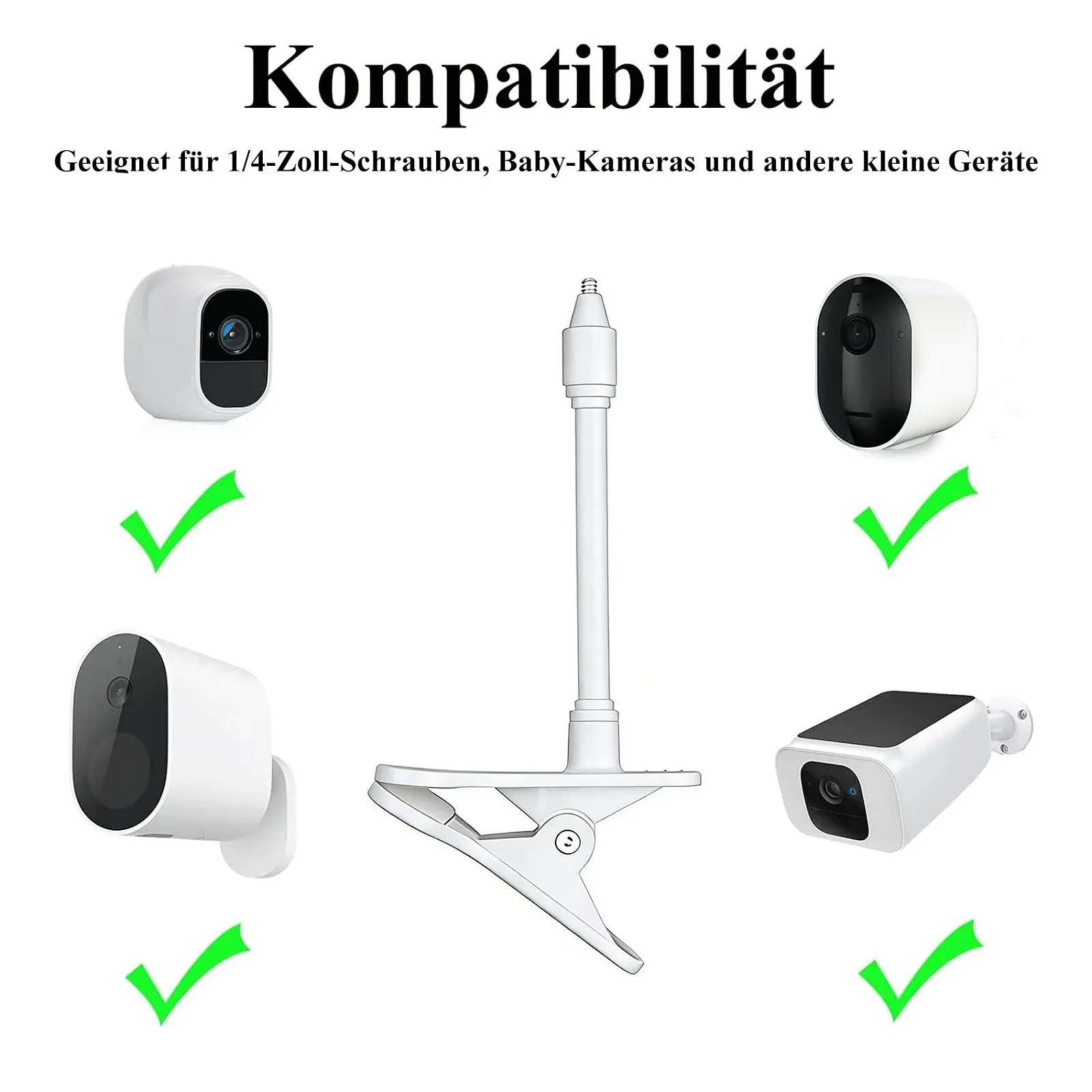 Затискач-тримач для відеоняні Raheem Tapo C200/C210/C211/C212/C220/C225 Camera Mount Flexible, фото №4