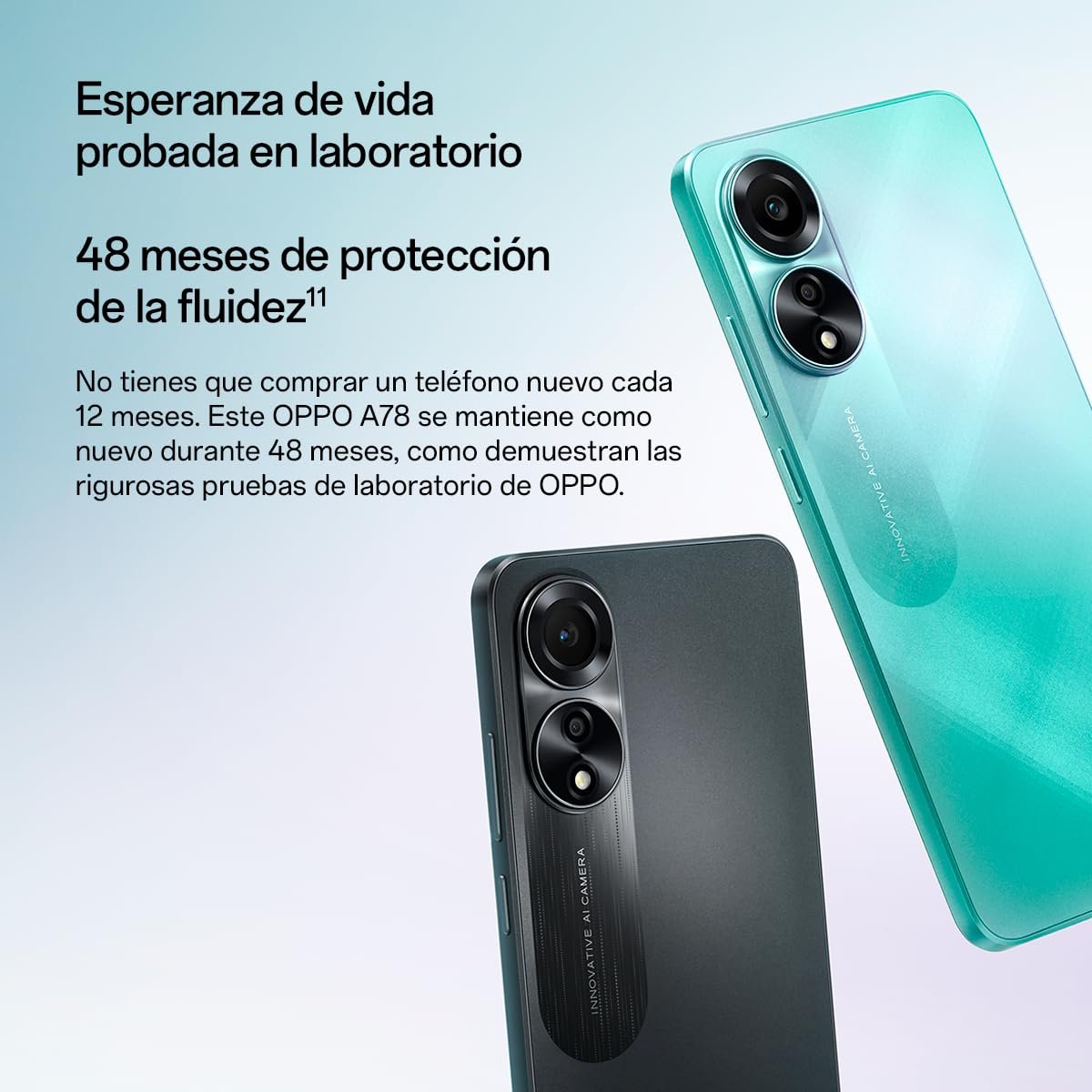 OPPO A78 128GB/8GB RAM Dual SIM Mist Black, фото №7