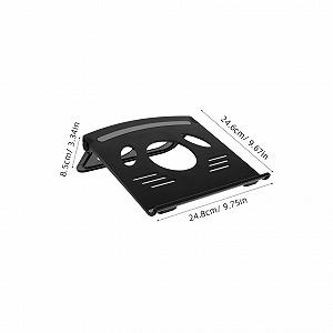 Підставка для ноутбука Homoyoyo ABS і силікон, компактна, для столу, з протиковзкими накладками, простий дизайн synthetic.ua - Фото 1