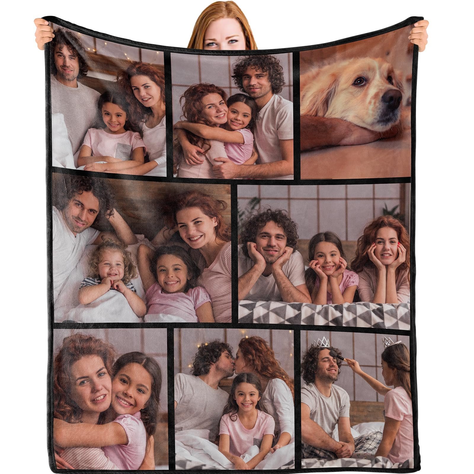 Персоналізований плед Bemaystar з фото, подарунок для мами, тата, дитини, друзів, домашніх тварин, сім'ї на День матері, День батька, фото №1 Персоналізований плед Bemaystar з фото, подарунок для мами, тата, дитини, друзів, домашніх тварин, сім'ї на День матері, День батька, фото №1