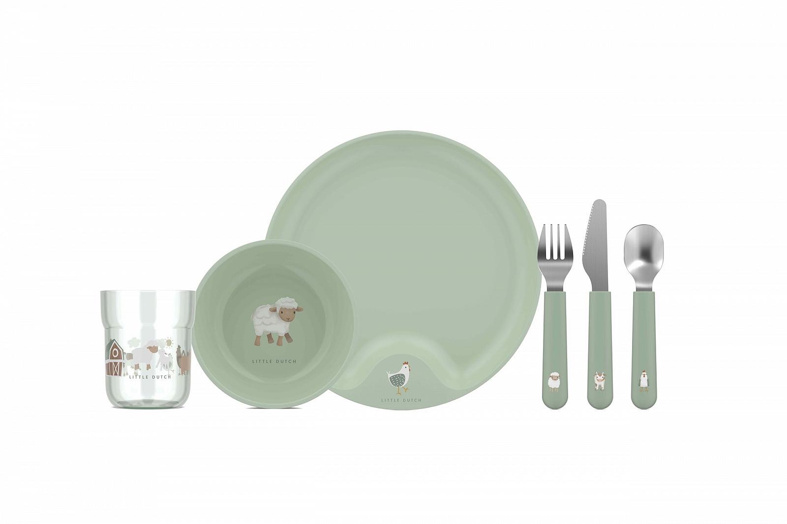 Набор детской посуды MIO Little Farm, 6 предметов, фото №1 Набор детской посуды MIO Little Farm, 6 предметов, фото №1