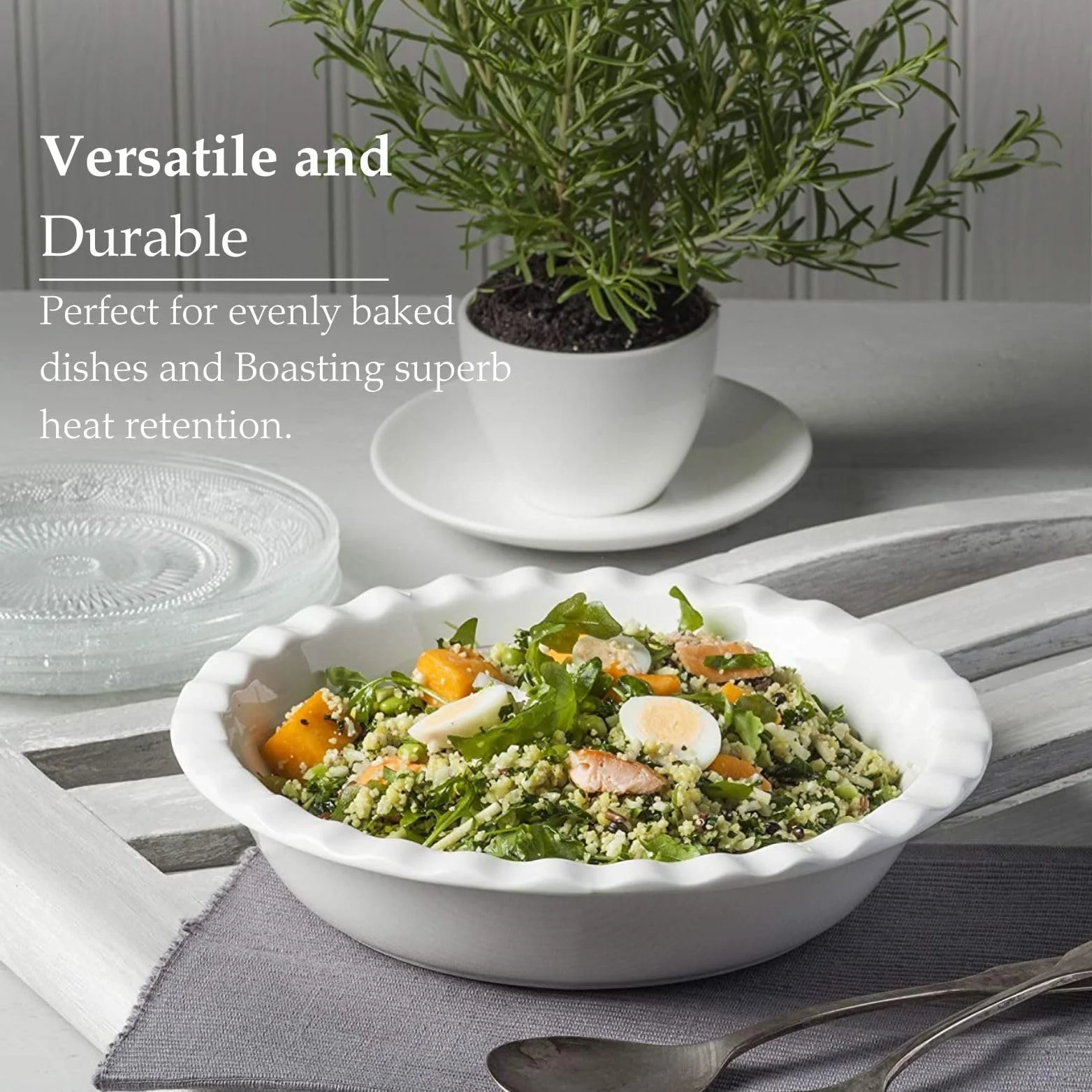 Круглая форма для пирога WM Bartleet & Sons большая с рифленым краем, фото №4 Круглая форма для пирога WM Bartleet & Sons большая с рифленым краем, фото №4