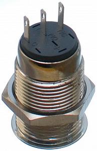 Кнопка антивандальна VJ Parts d18mm стрижка 16mm h28mm 3 контакту synthetic.ua - Фото 1
