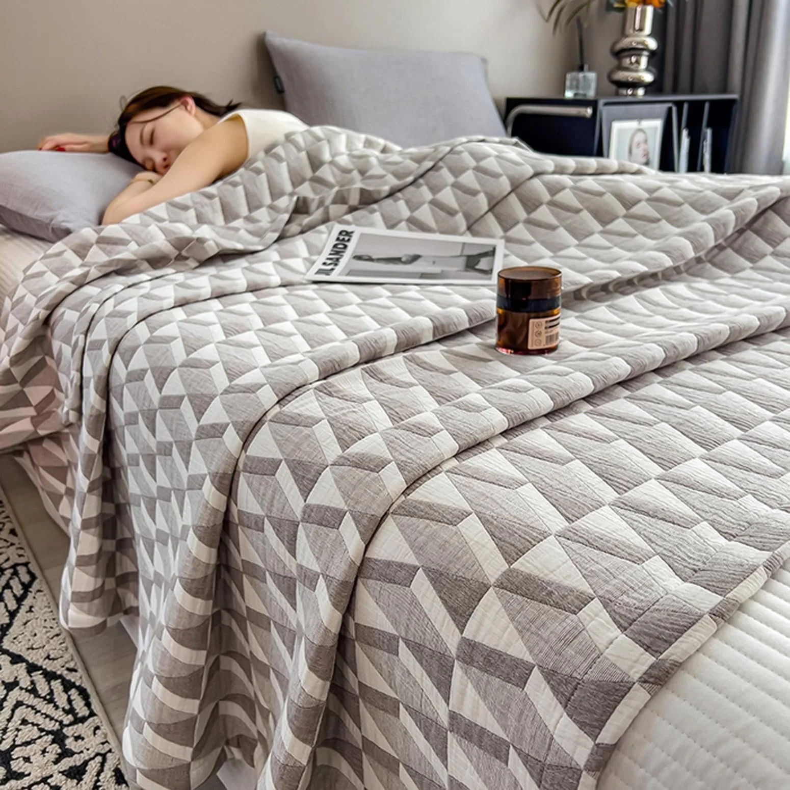 Покривало LGYKUMEG Легка Літня, М'яке та Дихаюче Покривало, фото №2