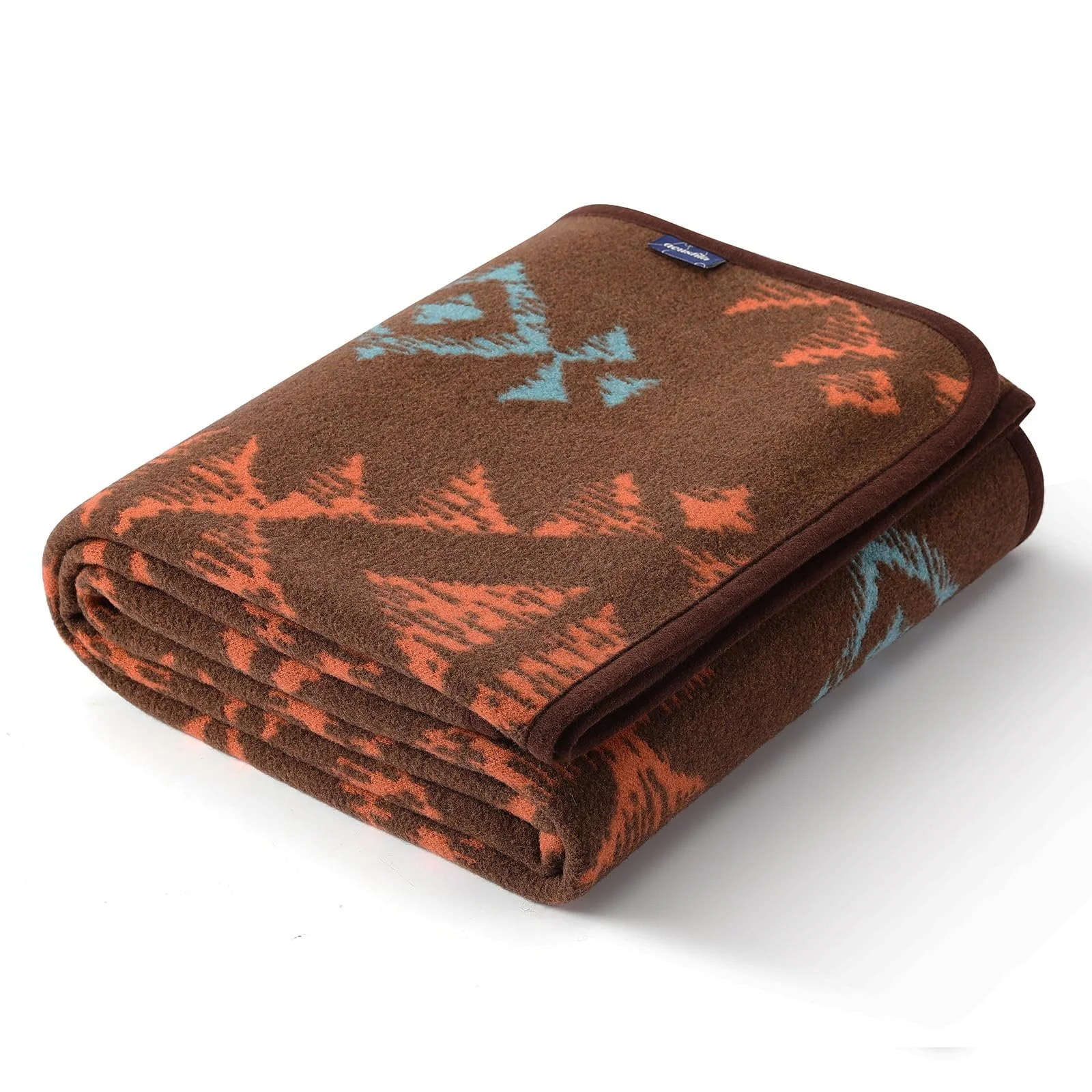 Одеяло Merino ACUSHLA 58% Wool, Уютное одеяло, Большое, Супер мягкое одеяло для дивана, Покрывало, Теплое вязаное зимнее одеяло (160 x 200 см, Adelais-Koffee), фото №1