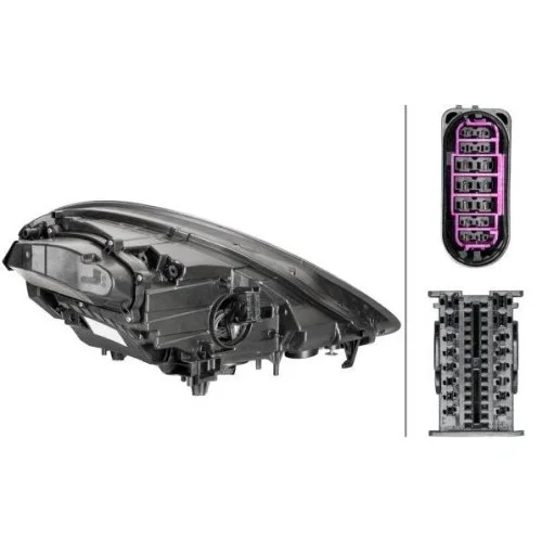 Фара HELLA 1EX 012 222-411 для PORSCHE левая, фото №2