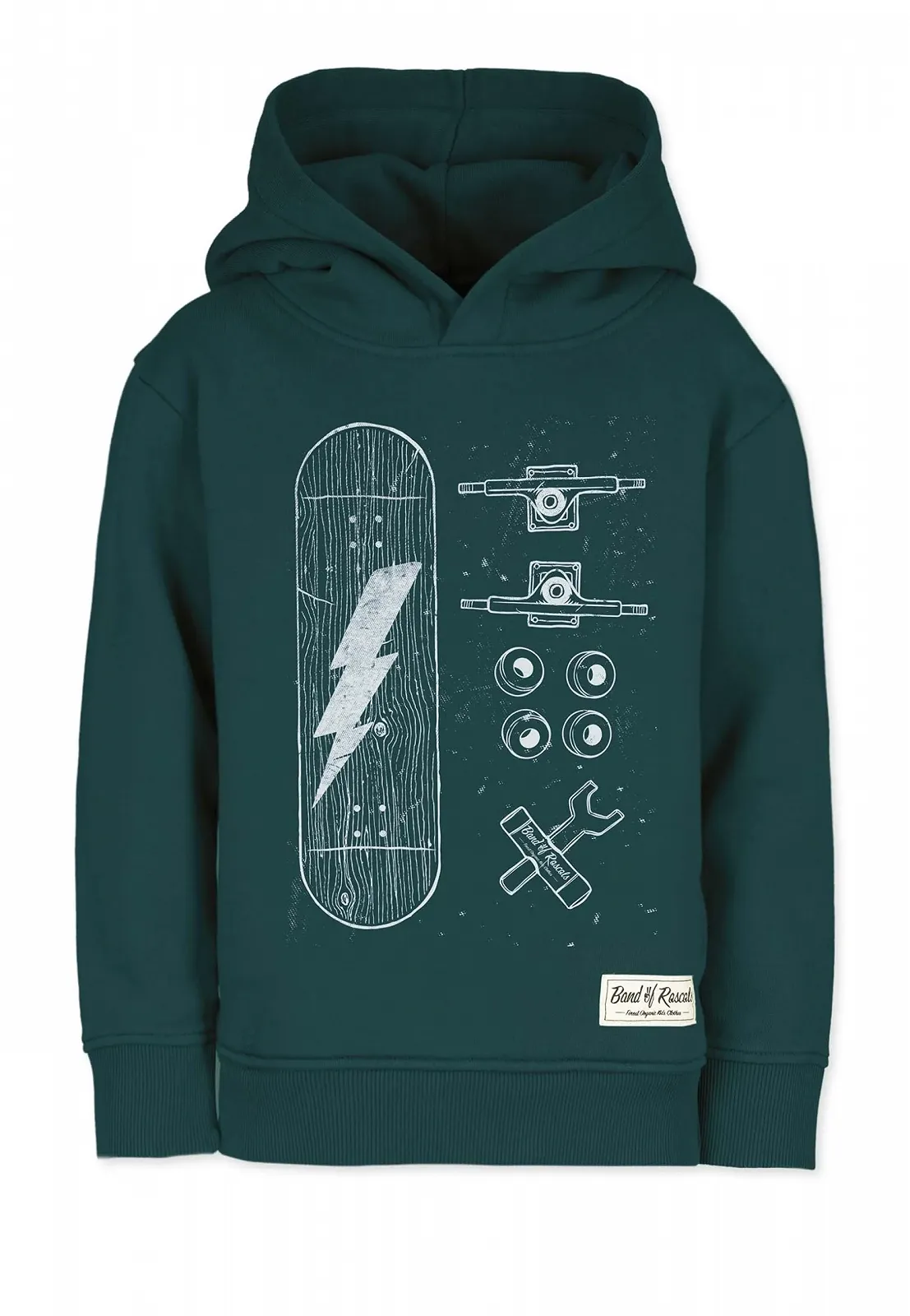 Дитяче худі Band of Rascals Skate Parts з органічної бавовни, фото №1