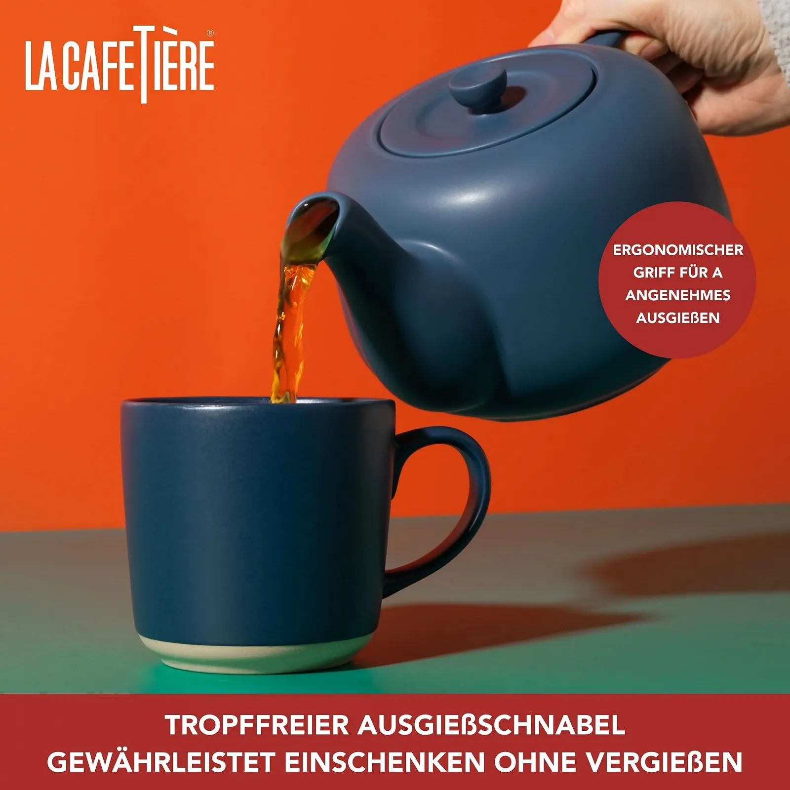 Чайник-заварник La Cafetière Classic Traditional Navy 1,2 литра, фото №4