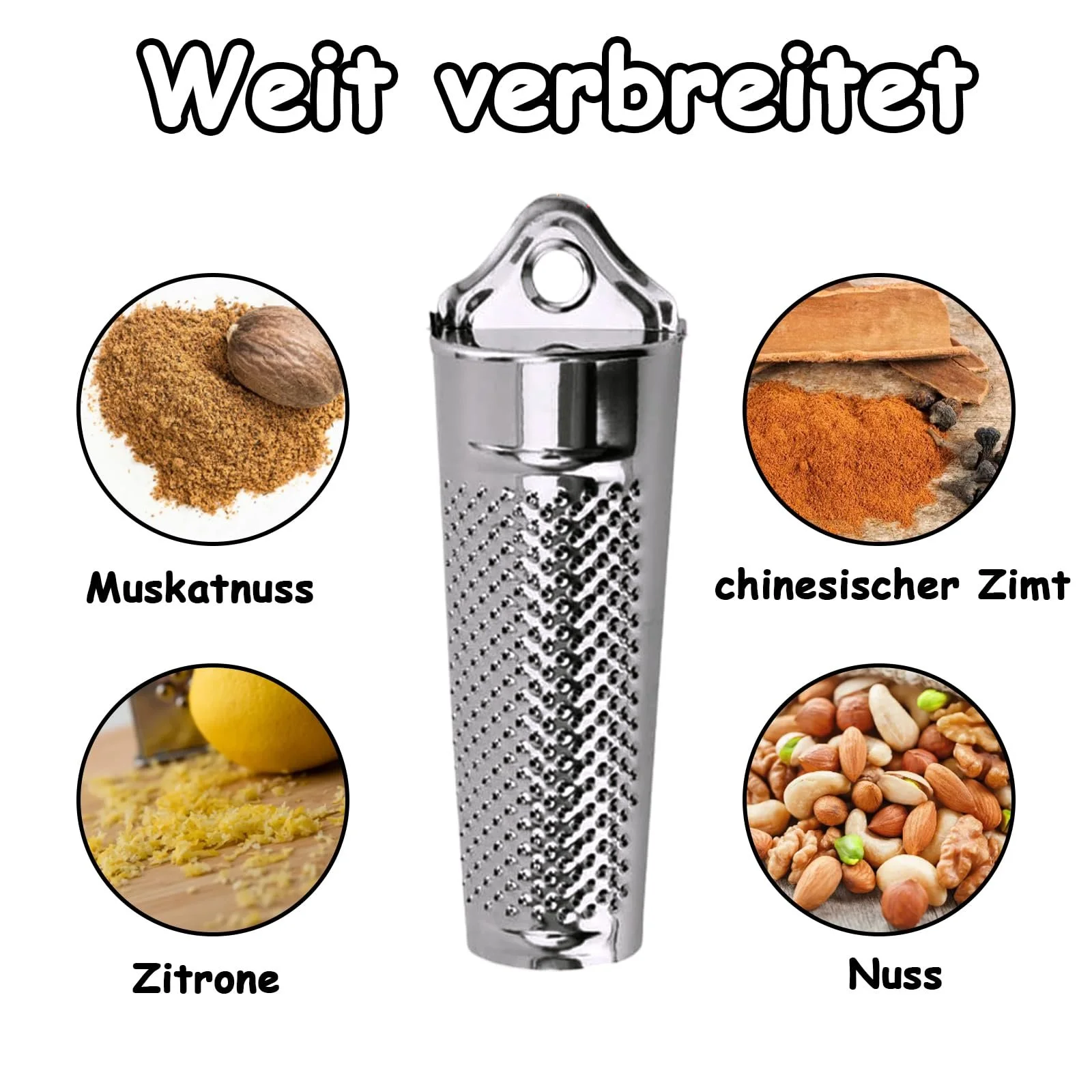 Терка для мускатного горіха з контейнером, Практична, фото №7 Терка для мускатного горіха з контейнером, Практична, фото №7