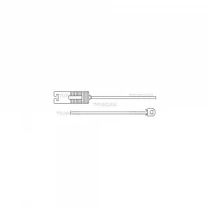 Датчик зносу гальмівних колодок TRISCAN 8115 11009 для BMW задня вісь - Фото 1