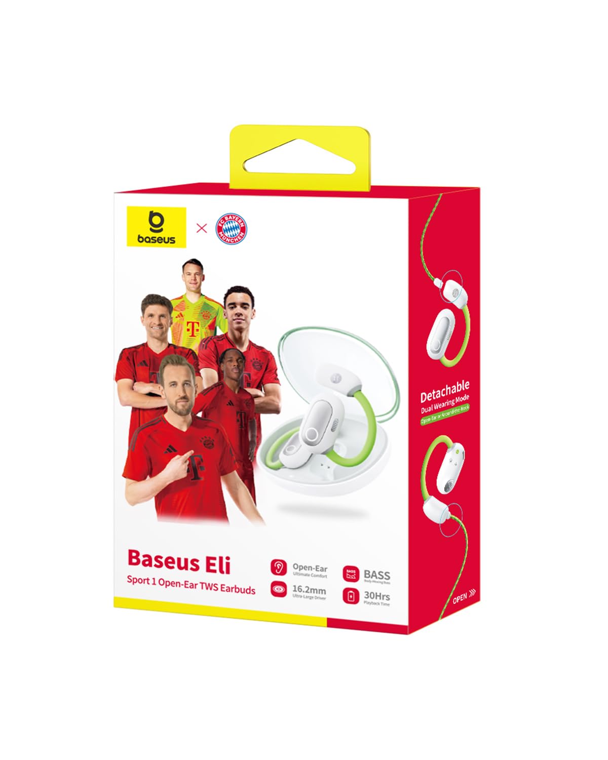 Наушники Baseus Eli Sport 1 Открытые Bluetooth, Направленная Акустика, Мощный Бас, Сверхлегкие, Водонепроницаемые IPX4, Микрофоны ENC, фото №3